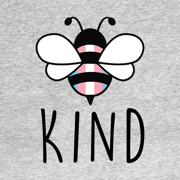 Be Kind Transgender Bee Gay Pride LGBT Rainbow by Lones Eiless